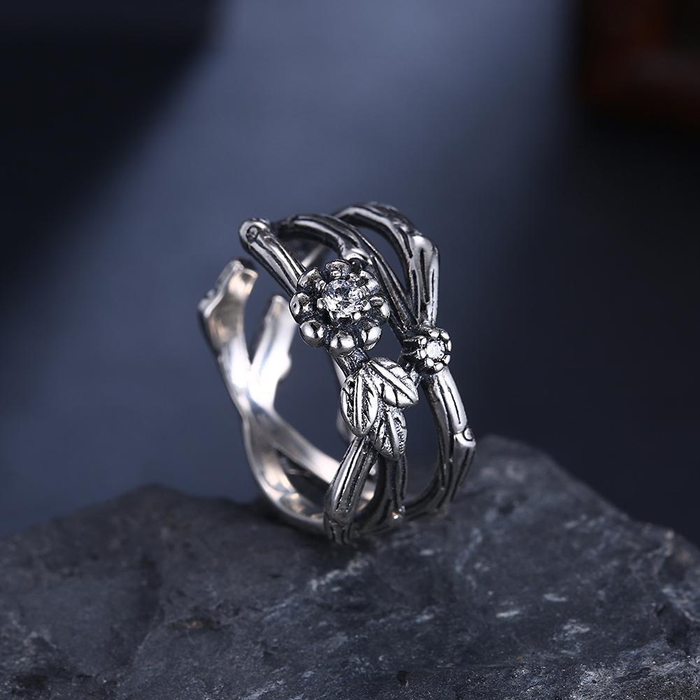 The Flower Goddess Silver Ring-Your Soul Place