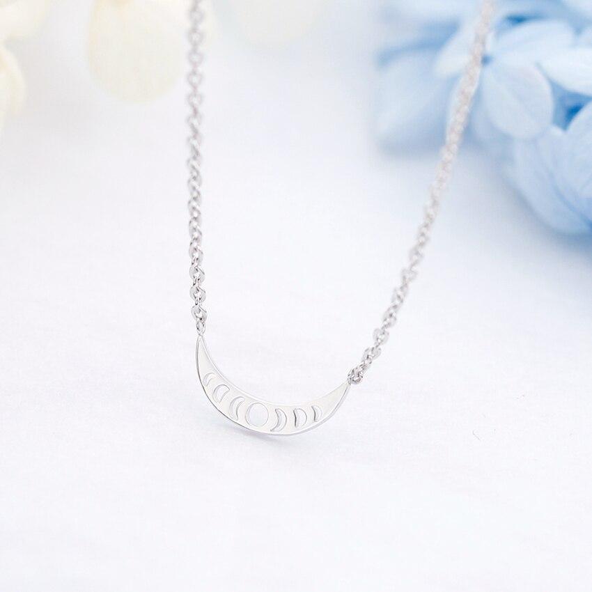 Phases of the Moon Stainless Steel Necklace-Your Soul Place