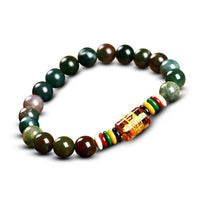 Thumbnail for Six Buddhist Mantra Natural Agate Bracelet-Your Soul Place