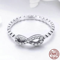 Thumbnail for Sterling Silver Forever Love Infinity Ring-Your Soul Place
