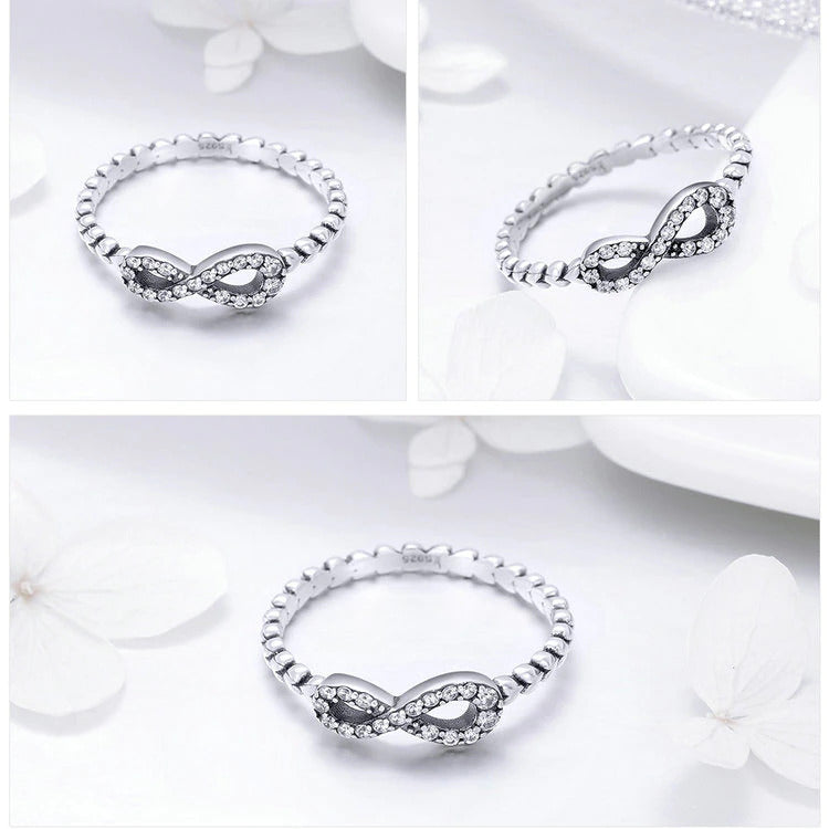 Sterling Silver Forever Love Infinity Ring-Your Soul Place
