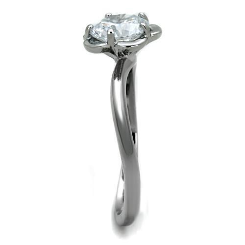 Flower Crystal Stainless Steel Ring-Your Soul Place