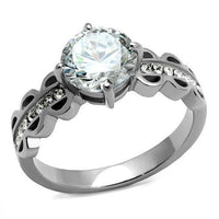 Thumbnail for Majestic Crystal Stainless Steel Ring-Your Soul Place