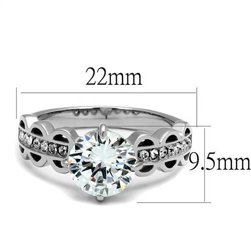 Majestic Crystal Stainless Steel Ring-Your Soul Place