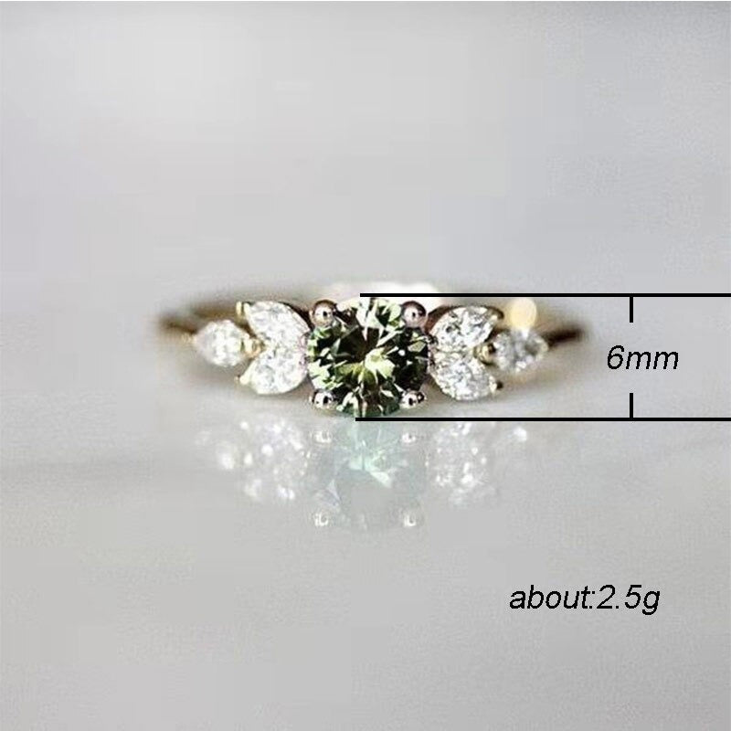 The Green Crystal Charmer Ring