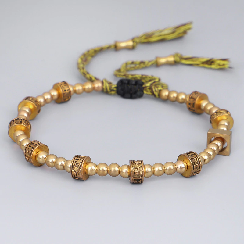 Tibetan Golden Mantra Bracelet-Your Soul Place