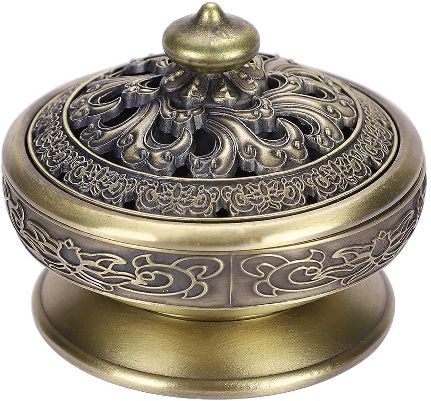 Tibetan Lotus Bronze Incense Burner-Your Soul Place
