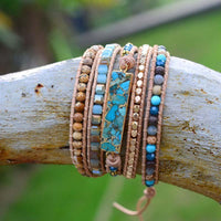 Thumbnail for Golden Ocean Turquoise Bracelet-Your Soul Place