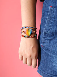 Thumbnail for Chakra Love Rainbow Wrap Bracelet-Your Soul Place