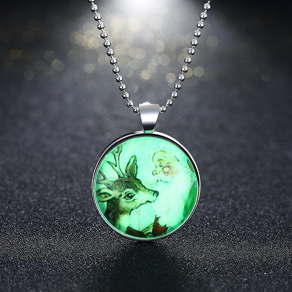 Glow in the Dark Deer Necklace-Your Soul Place