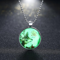 Thumbnail for Glow in the Dark Deer Necklace-Your Soul Place