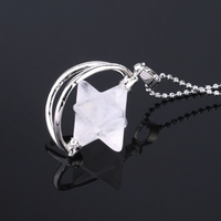 Thumbnail for Natural Stone Merkaba Meditation Necklace-Your Soul Place