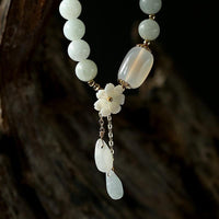 Thumbnail for Shell Flower Bloom Jade & Agate Bracelet-Your Soul Place