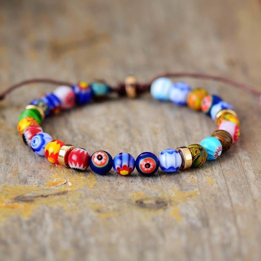 Holiday Inspired Macrame Friendship Colorful Beads Bracelet-Your Soul Place