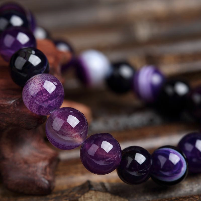 Purple Agate Power Bracelet-Your Soul Place