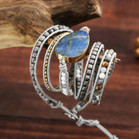 Thumbnail for Magical Fearless Labradorite Wrap Bracelet-Your Soul Place