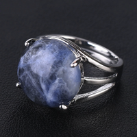 Thumbnail for Natural Gemstone Cocktail Ring-Your Soul Place