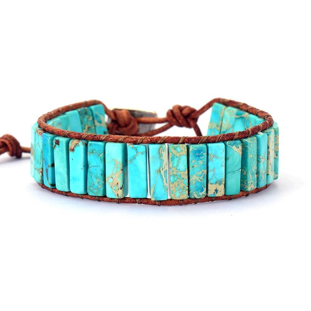 Bohemian Turquoise Tube Bracelet-Your Soul Place