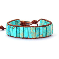 Thumbnail for Bohemian Turquoise Tube Bracelet-Your Soul Place