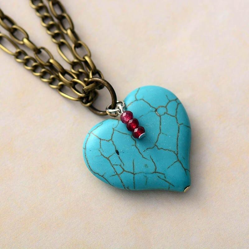 Heart's Journey Turquoise Necklace-Your Soul Place