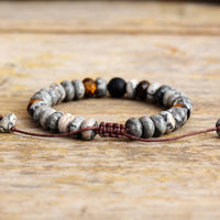 Thumbnail for Tiger Eye and Jasper Belief Bracelet-Your Soul Place