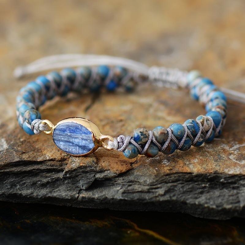 The Small Victory Braided Macrame Jasper Bracelet-Your Soul Place