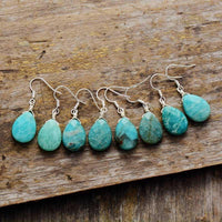 Thumbnail for Nature Amazonite Courage Teardrop Earrings-Your Soul Place