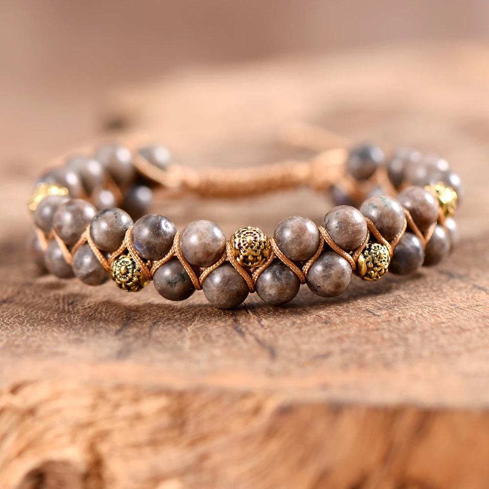 Discover The World Labradorite Beaded Bracelet-Your Soul Place
