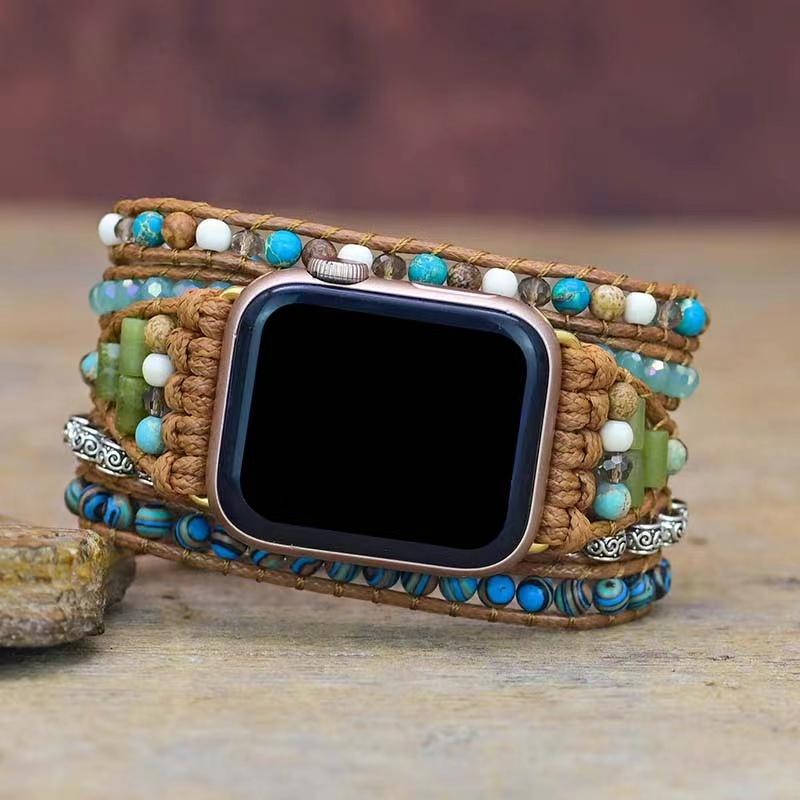 Starlight Splendor Spirit Jade Apple Watch Strap-Your Soul Place