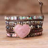 Thumbnail for Abounding Love Jasper Wrap Bracelet-Your Soul Place