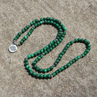 Thumbnail for Live In The Silt But Not Imbrued Malachite Mala Bracelet/Necklace-Your Soul Place