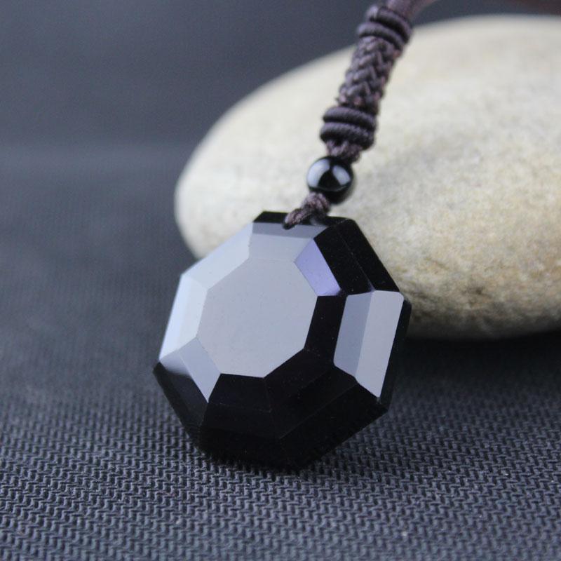 Black Obsidian Jewel Necklace-Your Soul Place