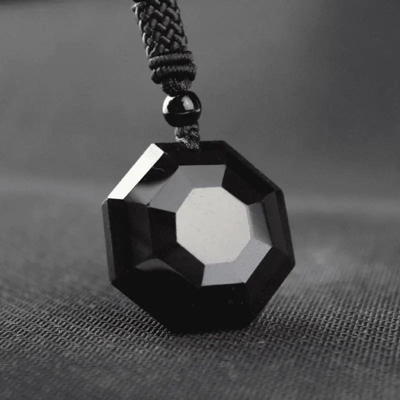 Black Obsidian Jewel Necklace-Your Soul Place