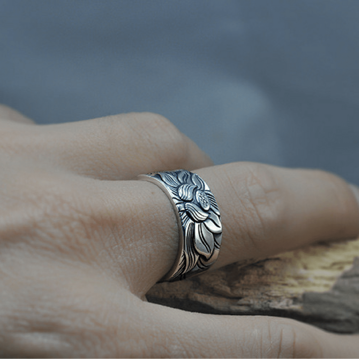 Blossom of My Heart Sterling Silver Ring-Your Soul Place