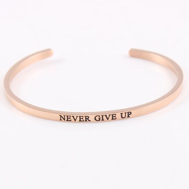 Good Vibes Mantra Bangle-Your Soul Place
