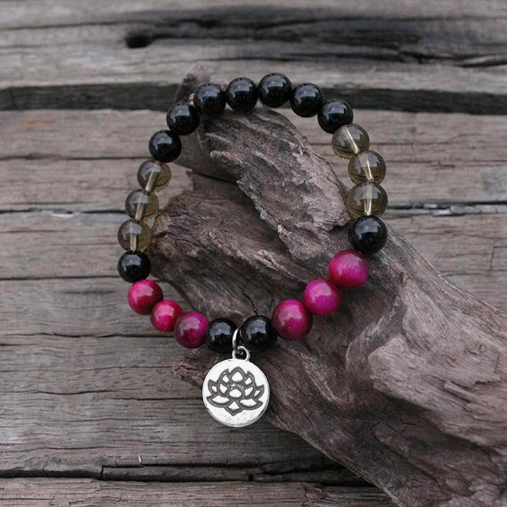 Tigers Eye and Onyx Personal Power Bracelet-Your Soul Place