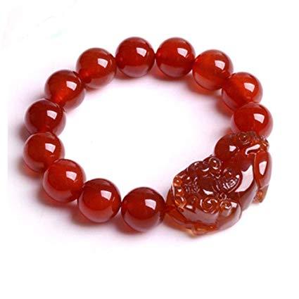 Red Agate Pixiu Wealth Bracelet-Your Soul Place