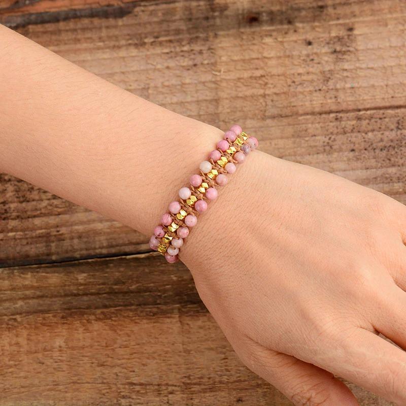 Pure Friendship Rhodonite Bracelet-Your Soul Place