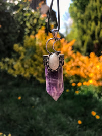Thumbnail for Moon Light Crystal Pendants Necklace-Your Soul Place