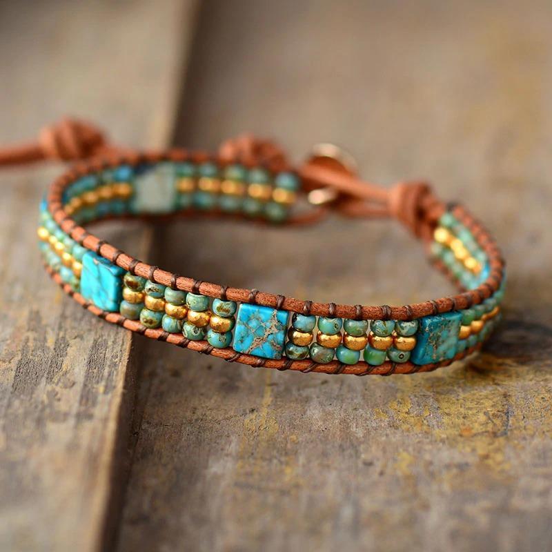 Natural Turquoise Calming Bracelet-Your Soul Place