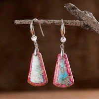 Thumbnail for Gemstone Sector Jasper Drop Earrings-Your Soul Place