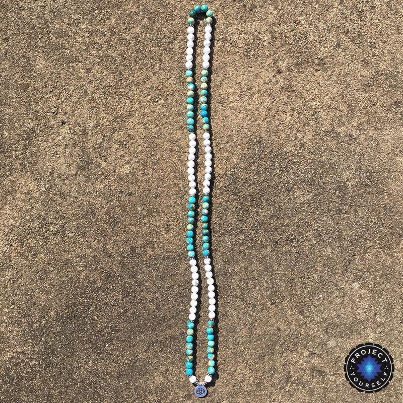 Calming Howlite 108 Mala Wrap Bracelet-Your Soul Place
