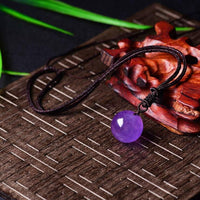 Thumbnail for Calming Orb Amethyst Necklace-Your Soul Place