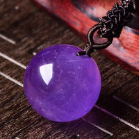 Thumbnail for Calming Orb Amethyst Necklace-Your Soul Place