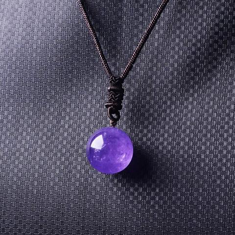 Calming Orb Amethyst Necklace-Your Soul Place