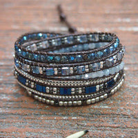 Thumbnail for Boundless Sea Of Stars Hematite Wrap Bracelet-Your Soul Place