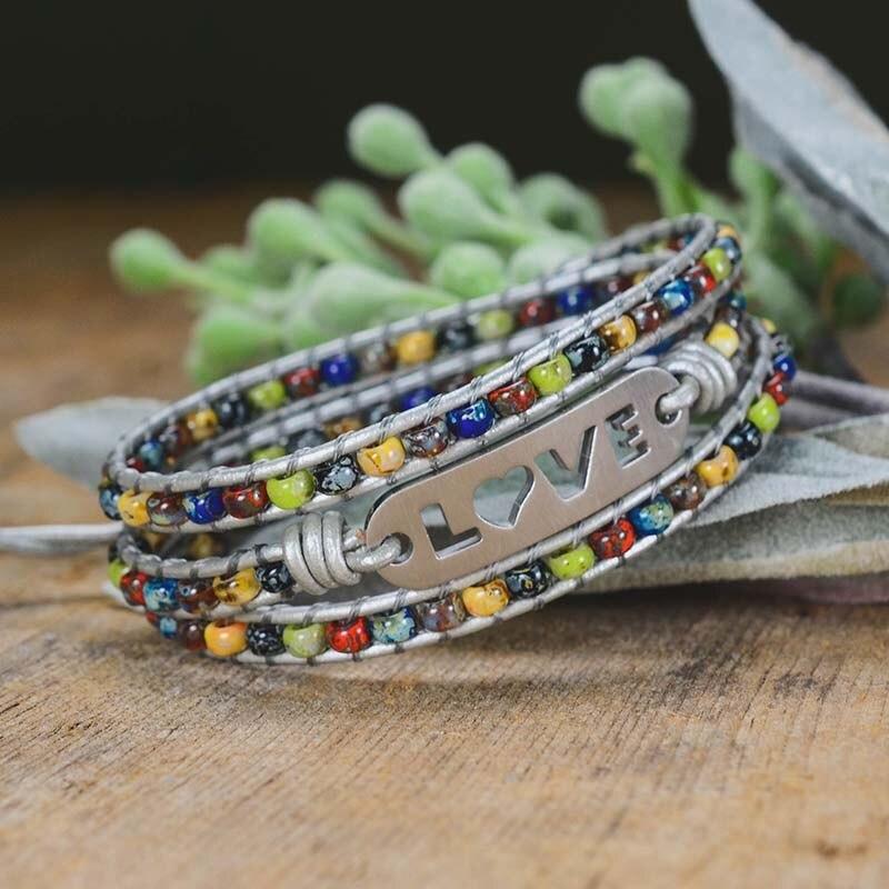 Love is Love Harmonious Wrap Bracelet-Your Soul Place