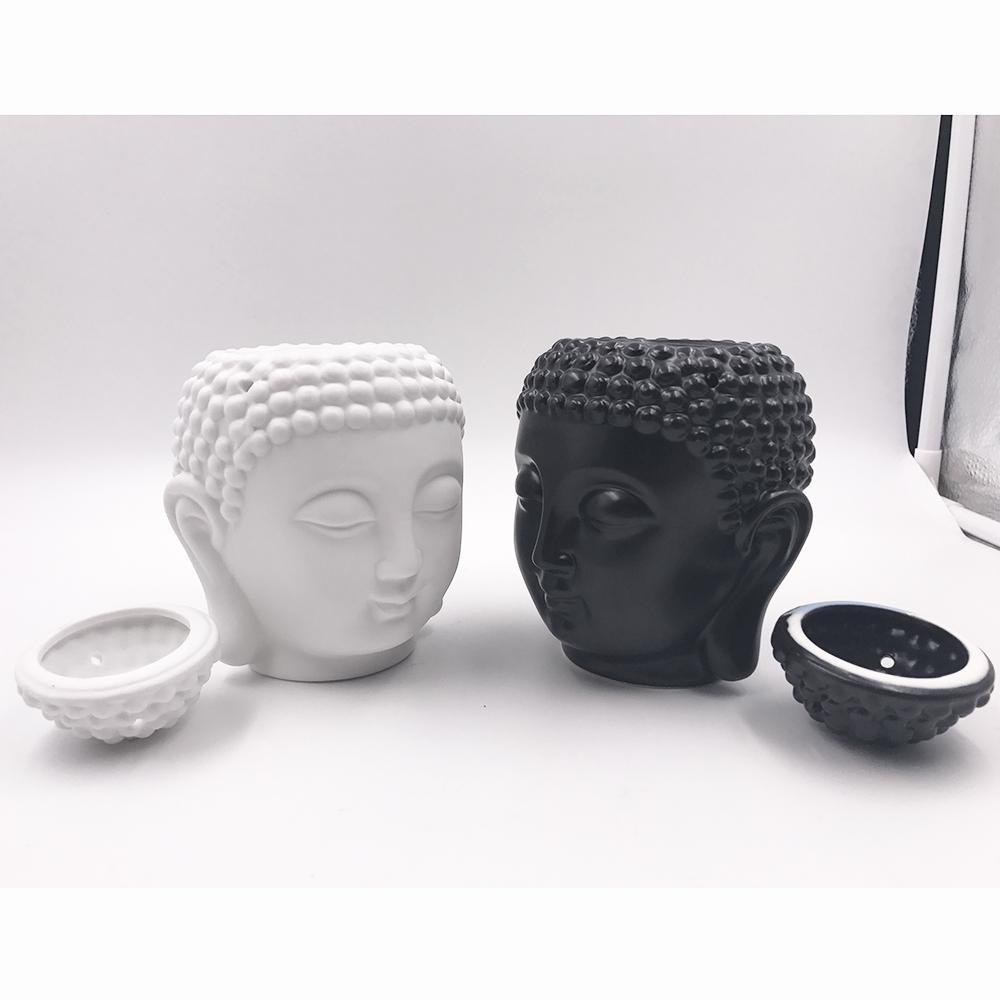 Ceramic Buddha Head Oil Burner - Your Soul Place
