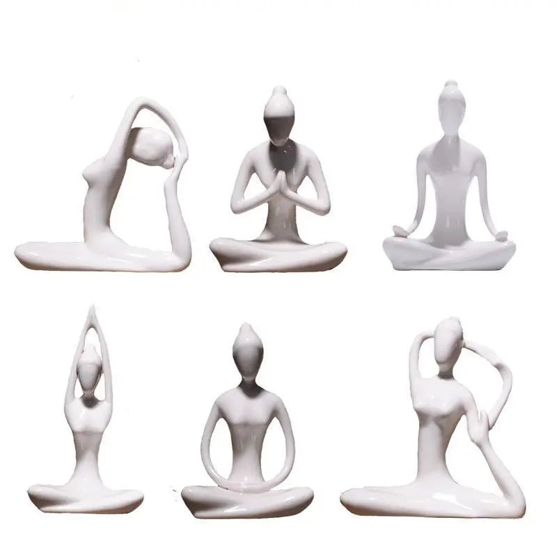 Ceramic Yoga Lady Decoration-Your Soul Place