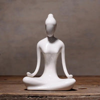 Thumbnail for Ceramic Yoga Lady Decoration - Your Soul Place